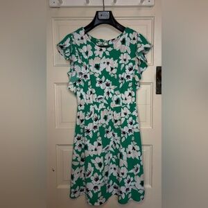 Women's medium merona ruffle sleeve dress